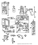 Page D Diagram and Parts List for 8799-1  Briggs and Stratton Generator